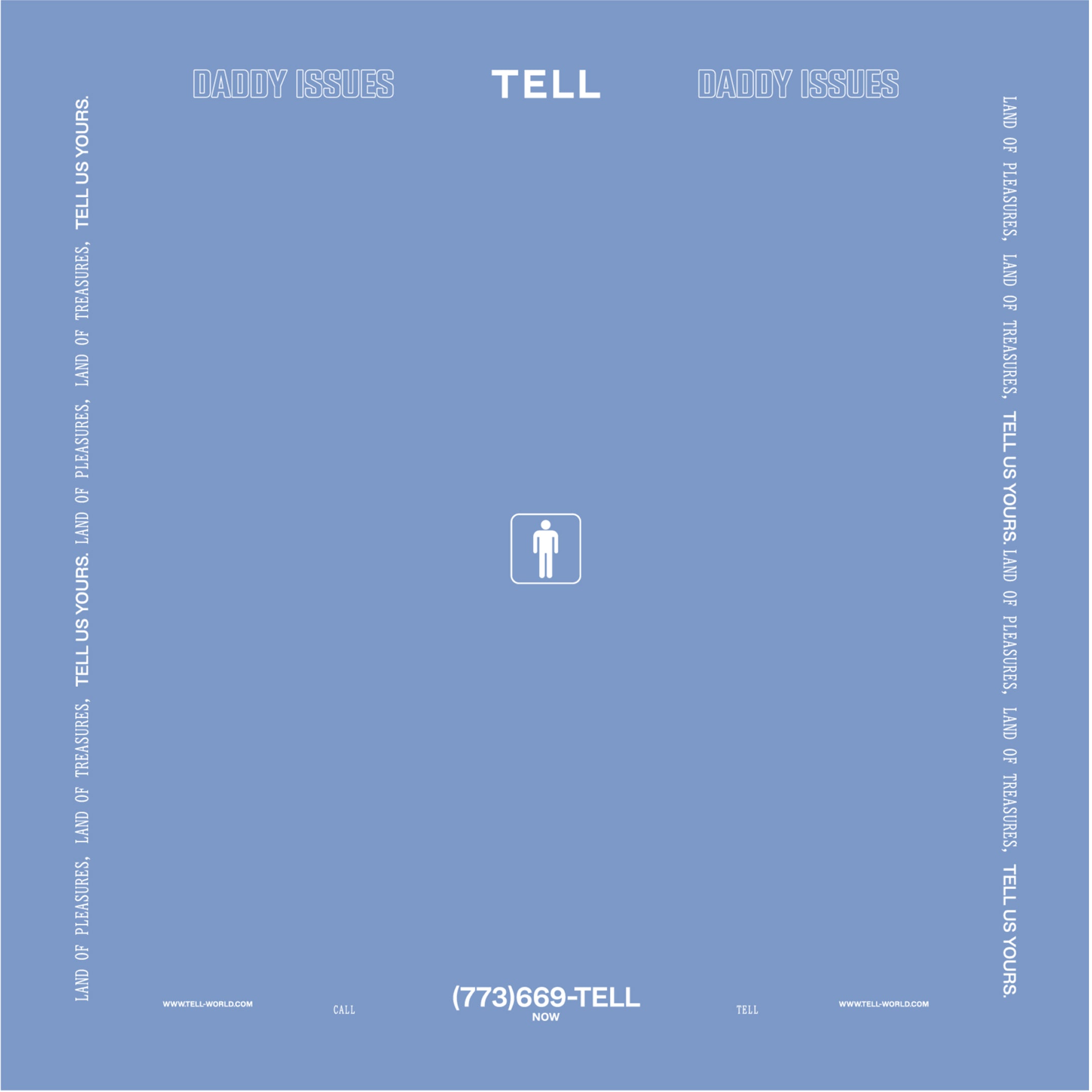 DADDY ISSUES X TELL: HANKY CODE HANKIES (PERIWINKLE)