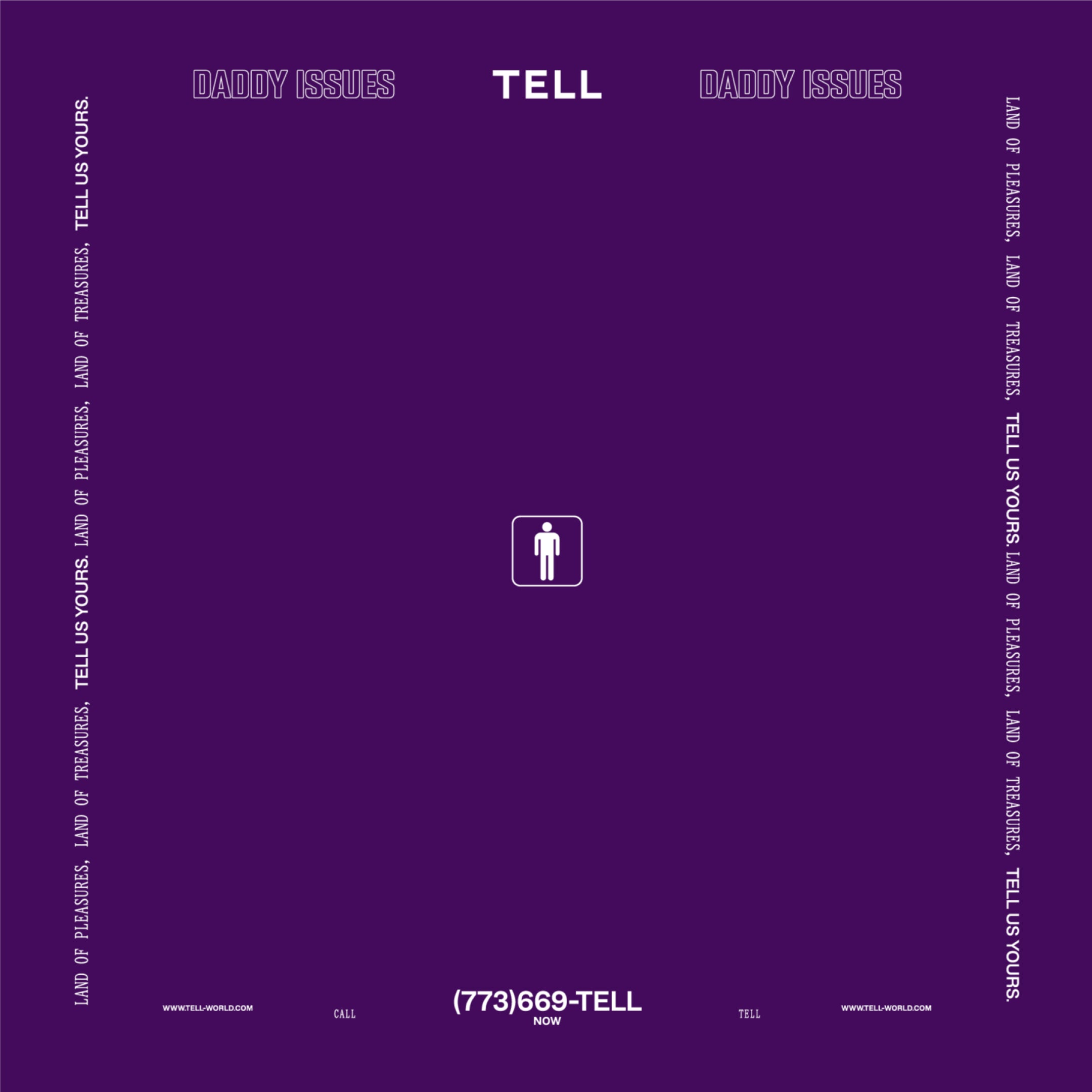 DADDY ISSUES X TELL: HANKY CODE HANKIES (PURPLE)
